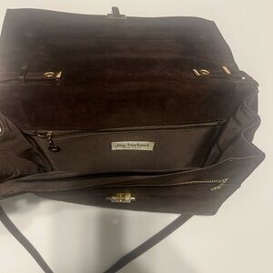 Jay Herbert Brown Suede Handbag